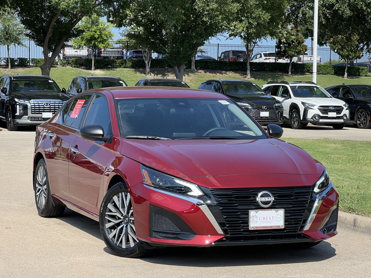 Red (Scarlet Ember) 2025 Nissan Altima Sedan Front-Wheel Drive Continuously Variable Transmission