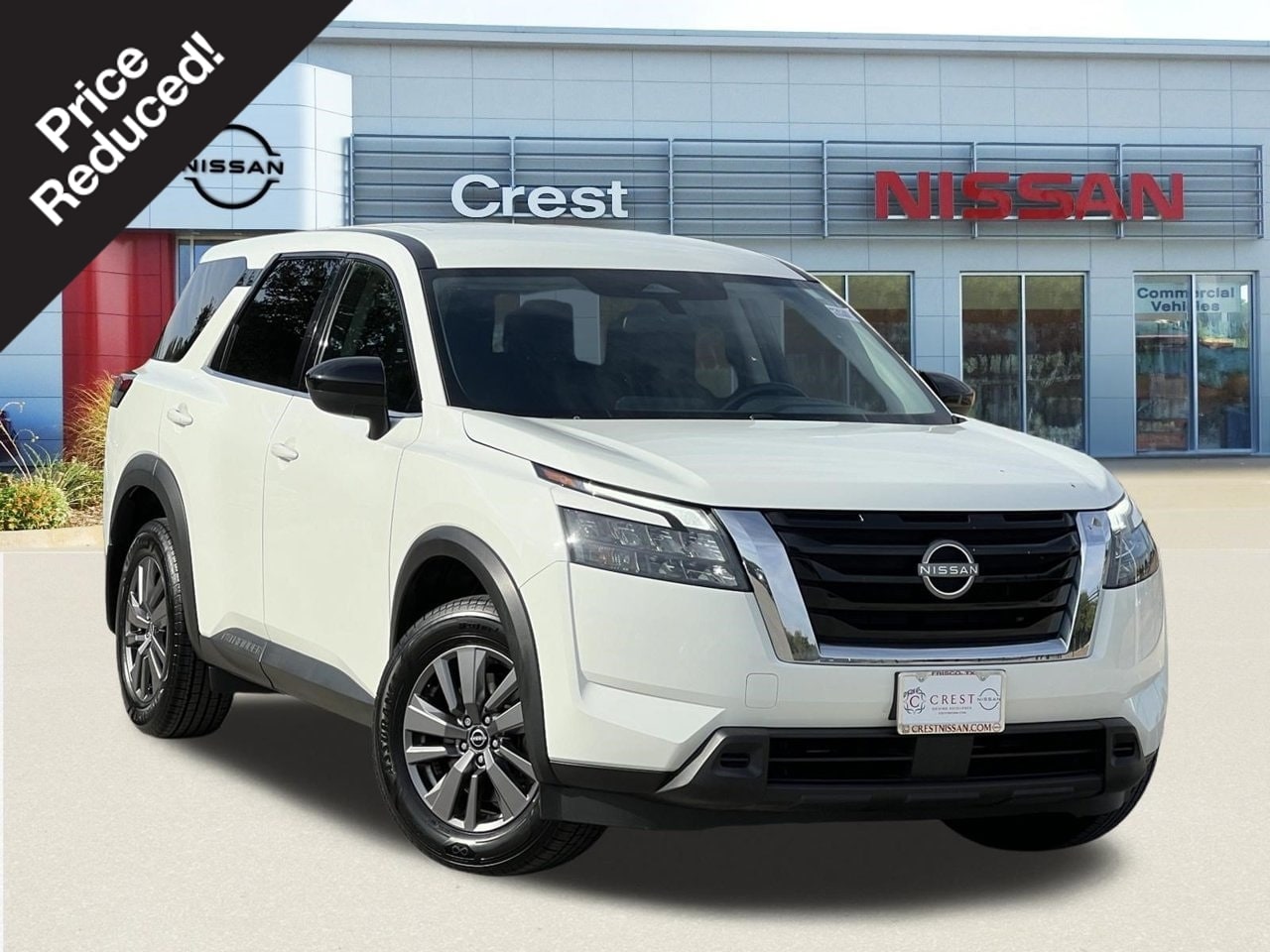 Glacier White 2023 Nissan Pathfinder SUV / Crossover Front-Wheel Drive 9-Speed Automatic