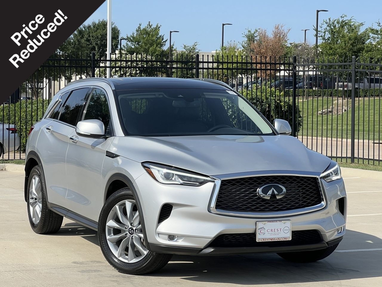 Gray (Liquid Platinum) 2021 INFINITI QX50 SUV / Crossover All-Wheel Drive Continuously Variable Transmission