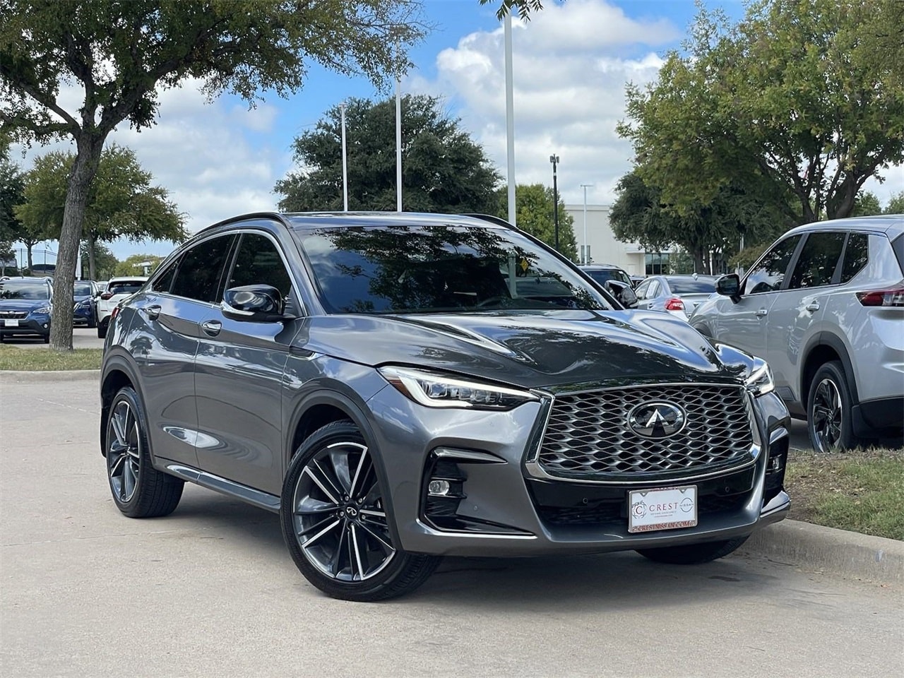 Used 2023 INFINITI QX55 Essential with VIN 3PCAJ5KR1PF108228 for sale in Frisco, TX