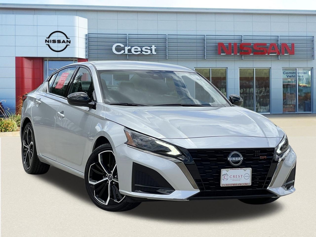 Brilliant Silver 2025 Nissan Altima Sedan Front-Wheel Drive Continuously Variable Transmission