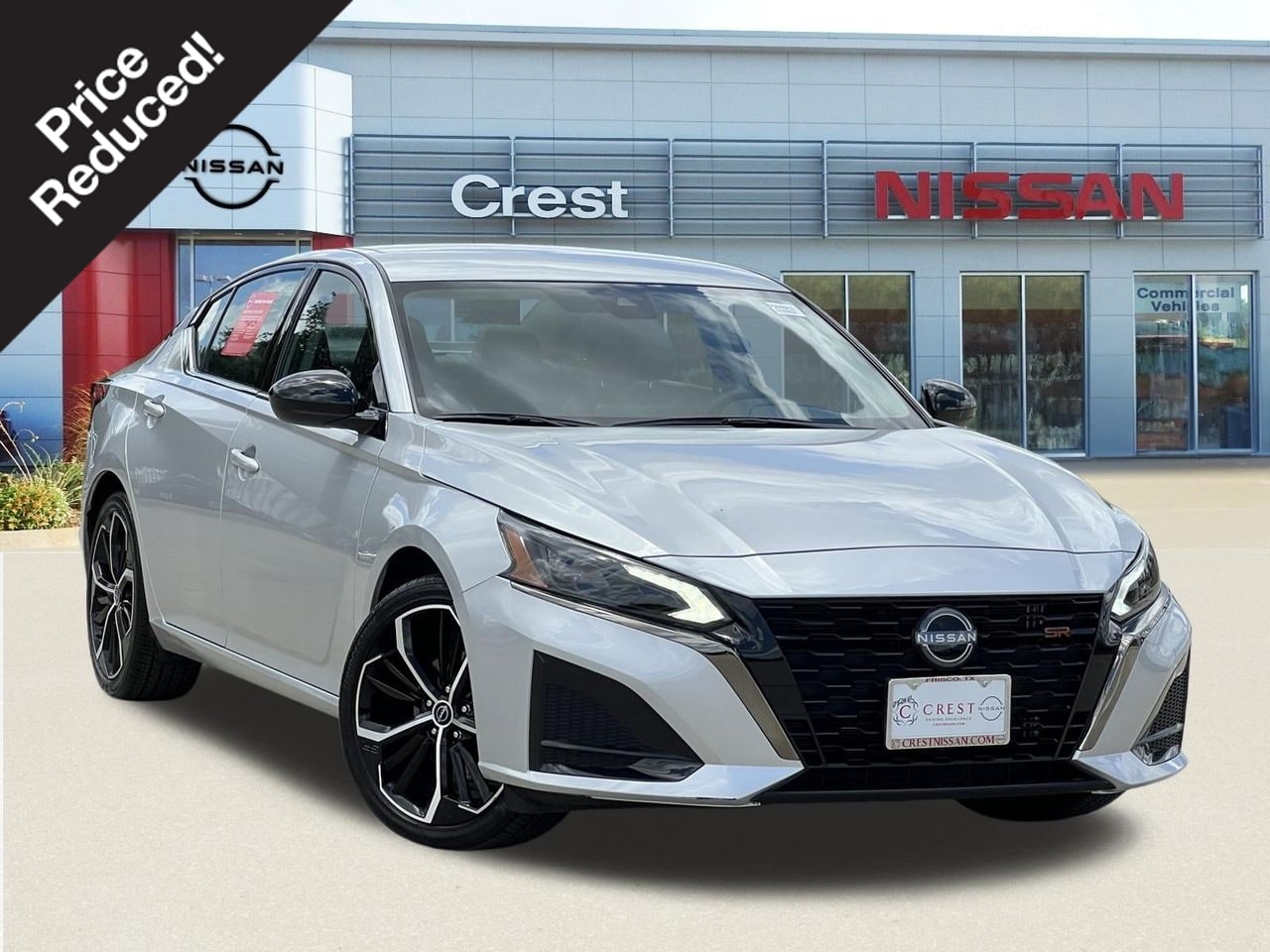 Brilliant Silver 2025 Nissan Altima Sedan Front-Wheel Drive Continuously Variable Transmission