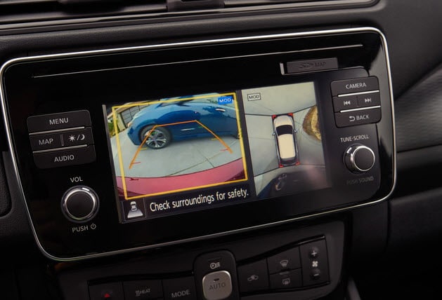 2018 Nissan LEAF around view camera