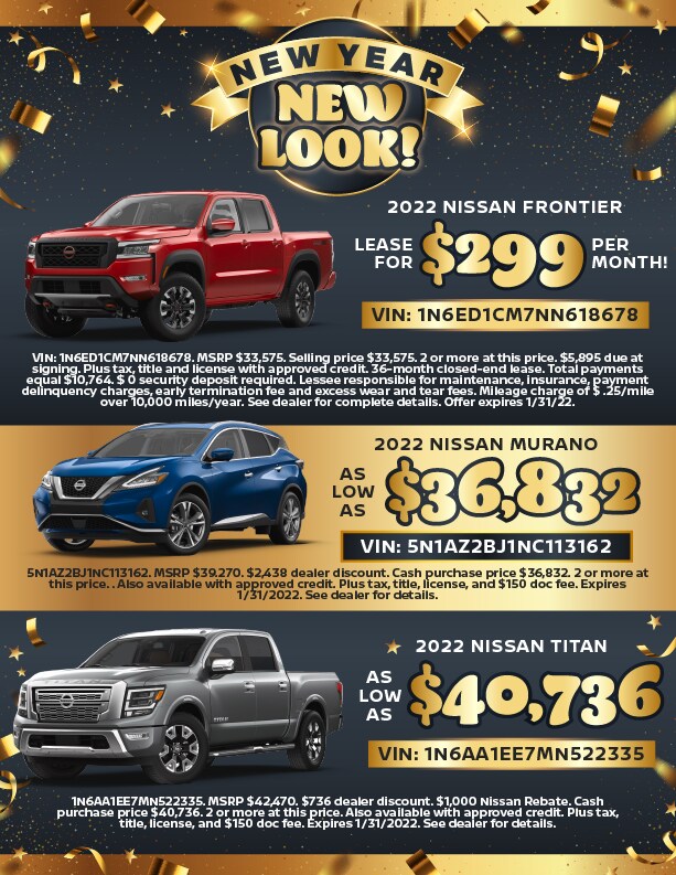 January Lease Specials
