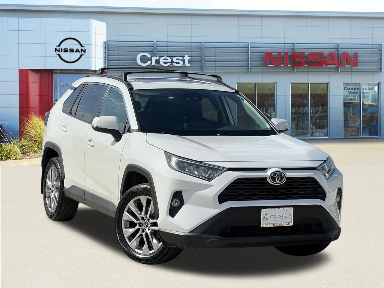 White (Blizzard Pearl) 2021 Toyota RAV4 SUV / Crossover Front-Wheel Drive 8-Speed Automatic