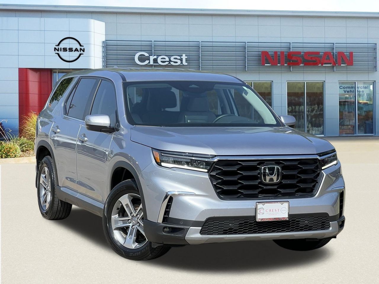 Lunar Silver 2023 Honda Pilot SUV / Crossover Front-Wheel Drive 10-Speed Automatic