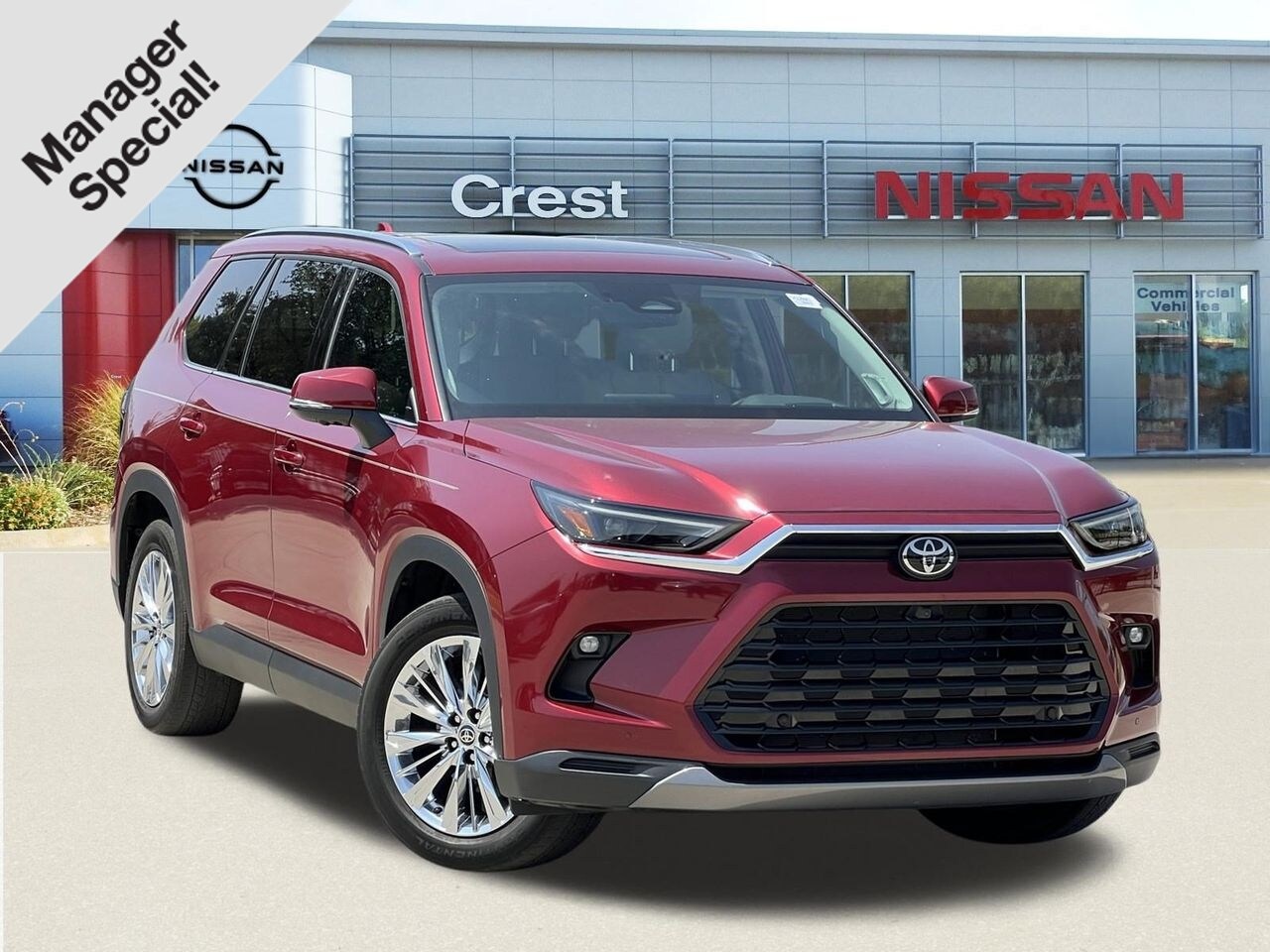 Red (Ruby Flare Pearl) 2024 Toyota Grand Highlander SUV / Crossover All-Wheel Drive 8-Speed Automatic