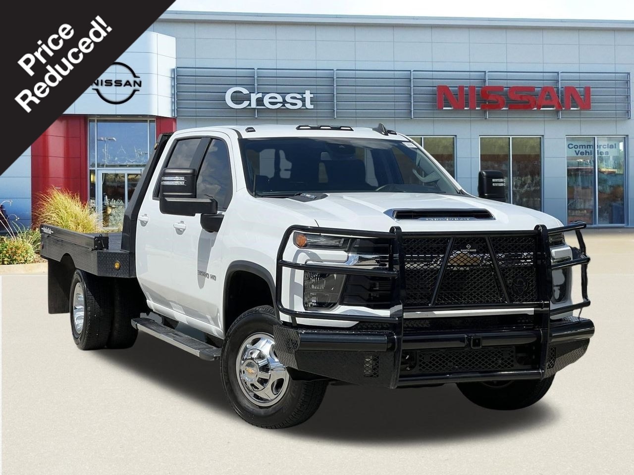 Summit White 2024 Chevrolet Silverado 3500HD Chassis LT Crew Cab 4WD Pickup Truck Four-Wheel Drive 10-Speed Automatic