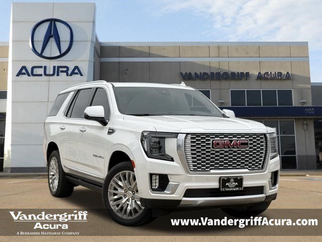 White Frost Tricoat 2024 GMC Yukon SUV / Crossover Four-Wheel Drive 