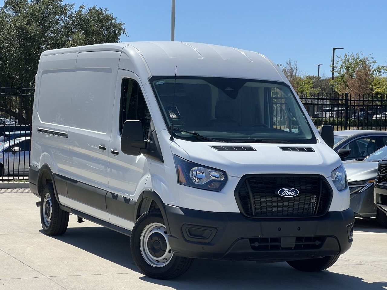 Oxford White 2026 Ford Transit Cargo Van Rear-Wheel Drive 