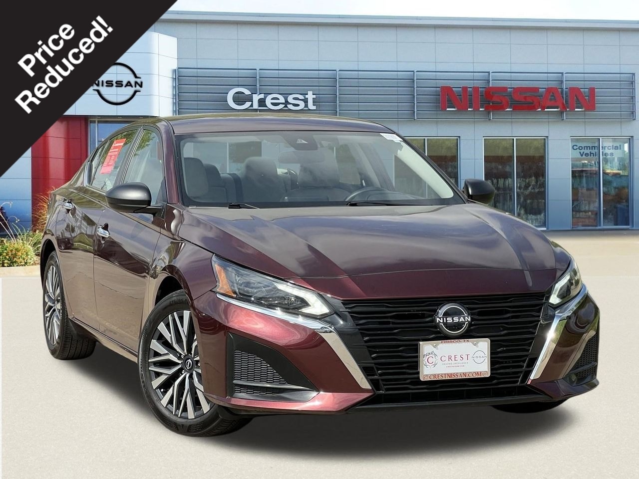 Garnet Pearl 2025 Nissan Altima 2.5 SV FWD Sedan Front-Wheel Drive Continuously Variable Transmission