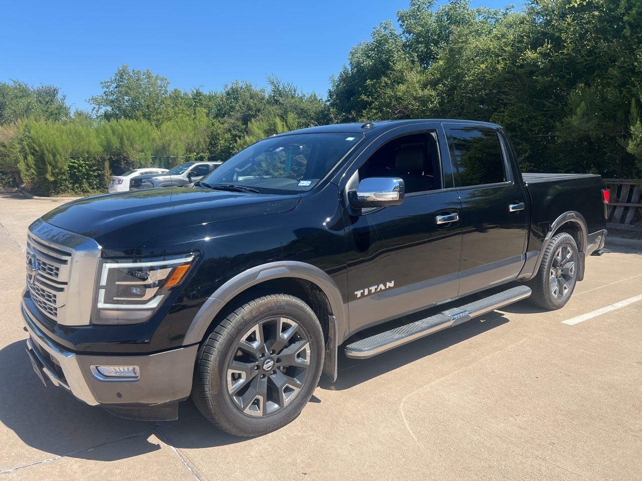 Certified 2021 Nissan Titan Platinum Reserve with VIN 1N6AA1EF2MN523160 for sale in Frisco, TX