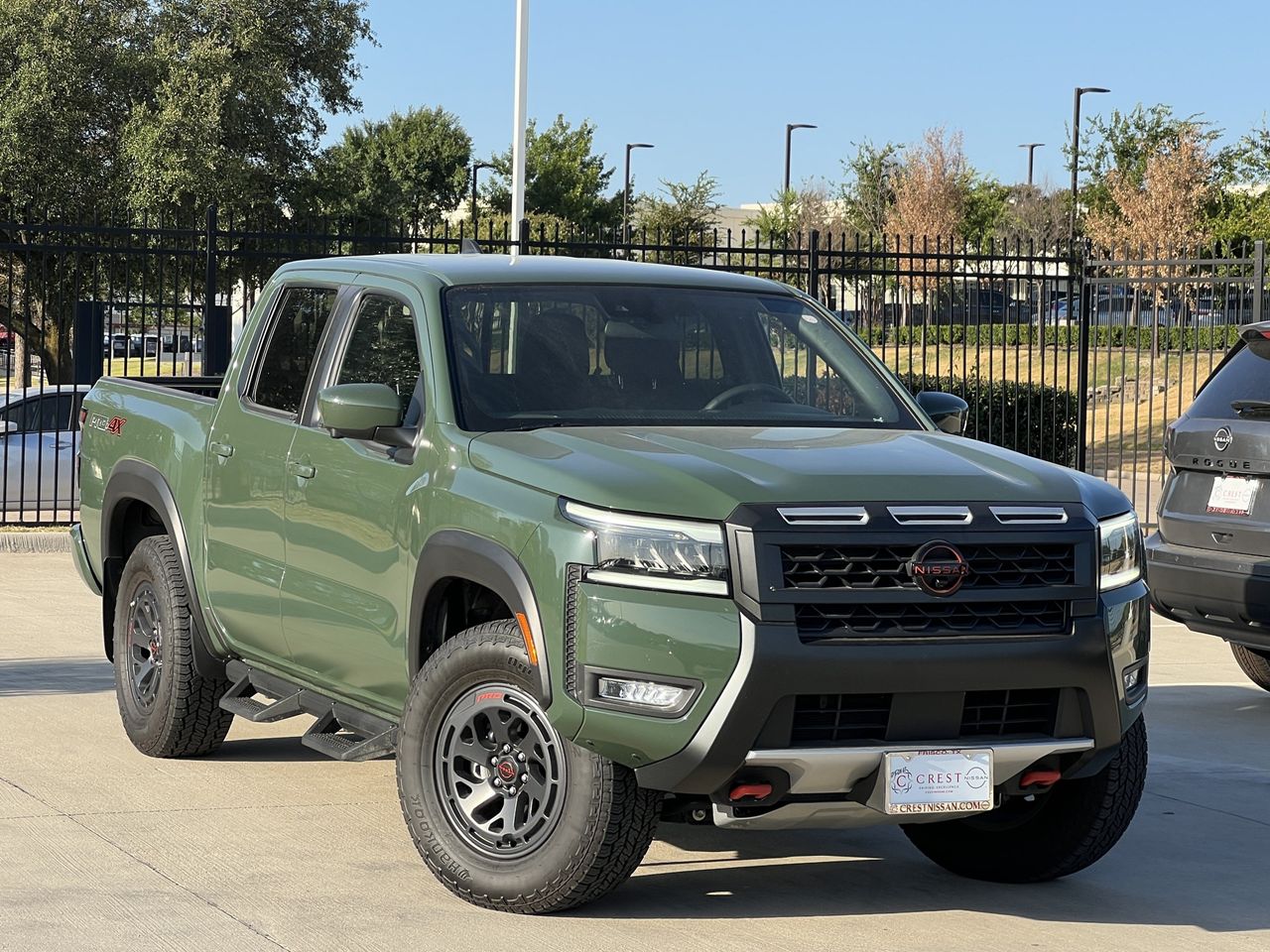 Tactical Green 2026 Nissan Frontier Pickup Truck Four-Wheel Drive 9-Speed Automatic Overdrive