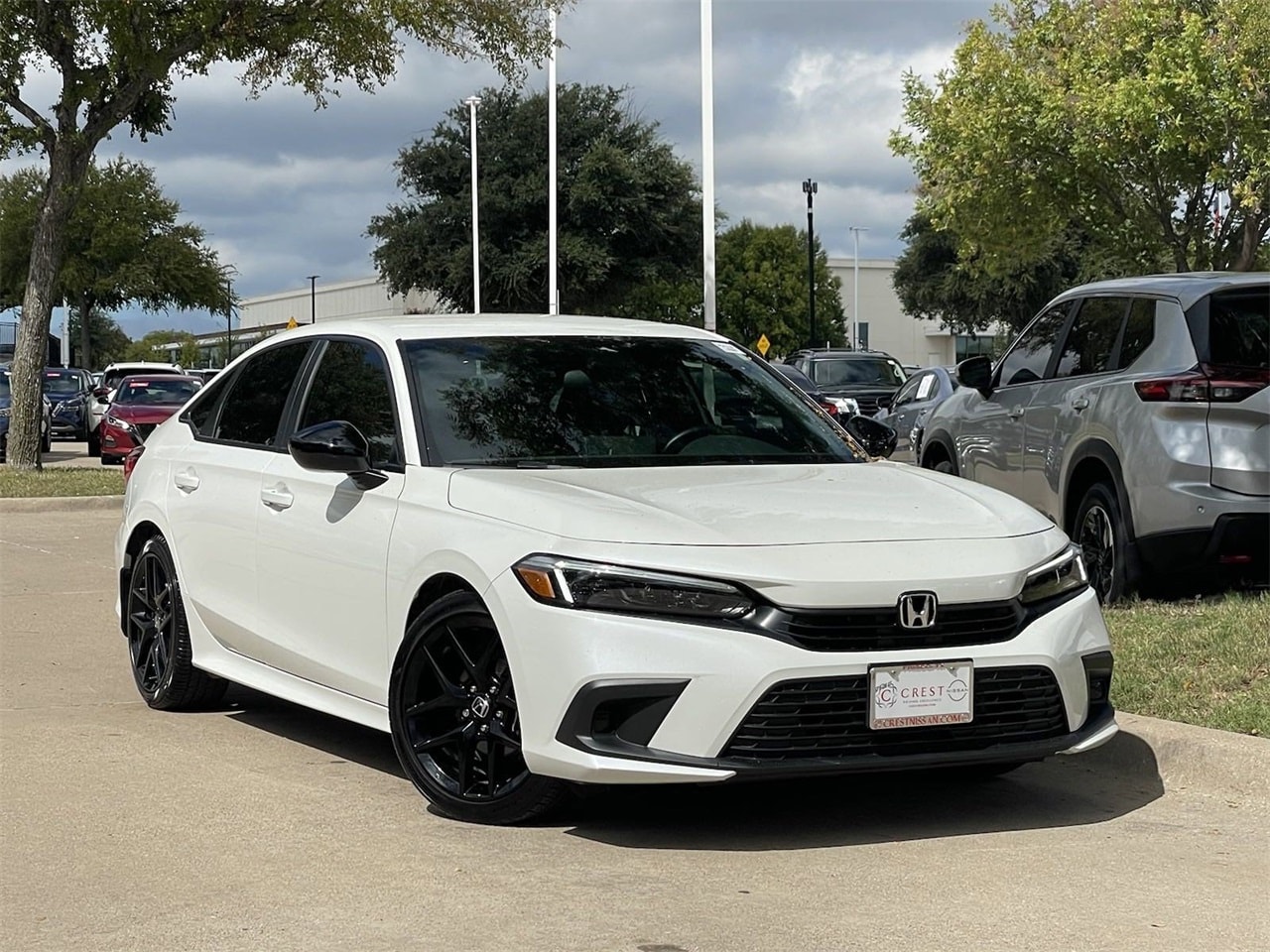 Used 2024 Honda Civic Sport with VIN 2HGFE2F57RH542314 for sale in Irving, TX