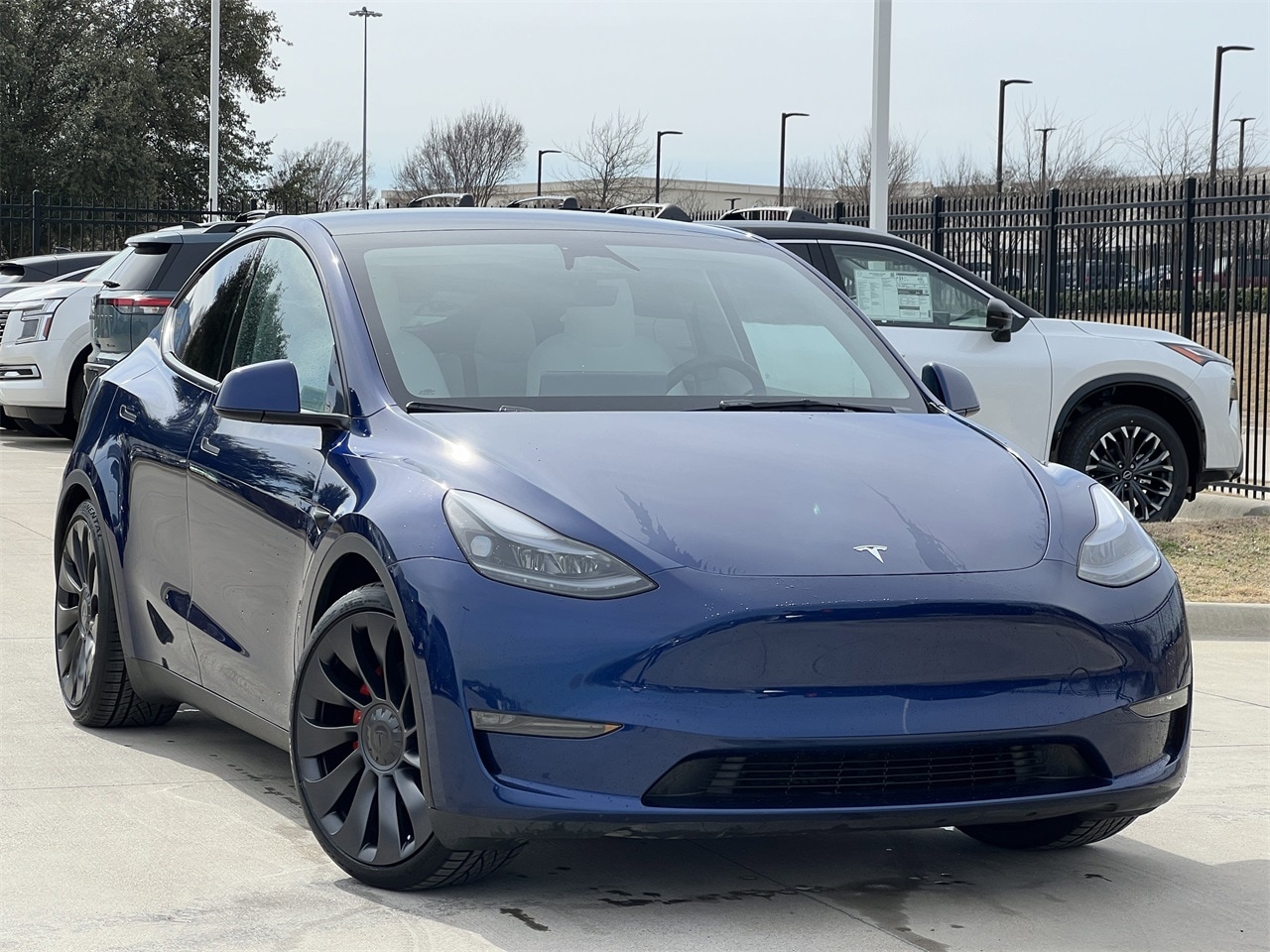 Used 2025 Tesla Model Y Performance with VIN 7SAYGDEF8SA364884 for sale in Frisco, TX