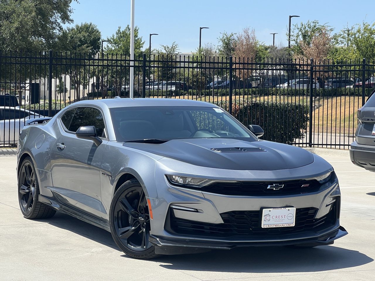 Gray (Satin Steel) 2020 Chevrolet Camaro Coupe Rear-Wheel Drive 6-Speed Manual