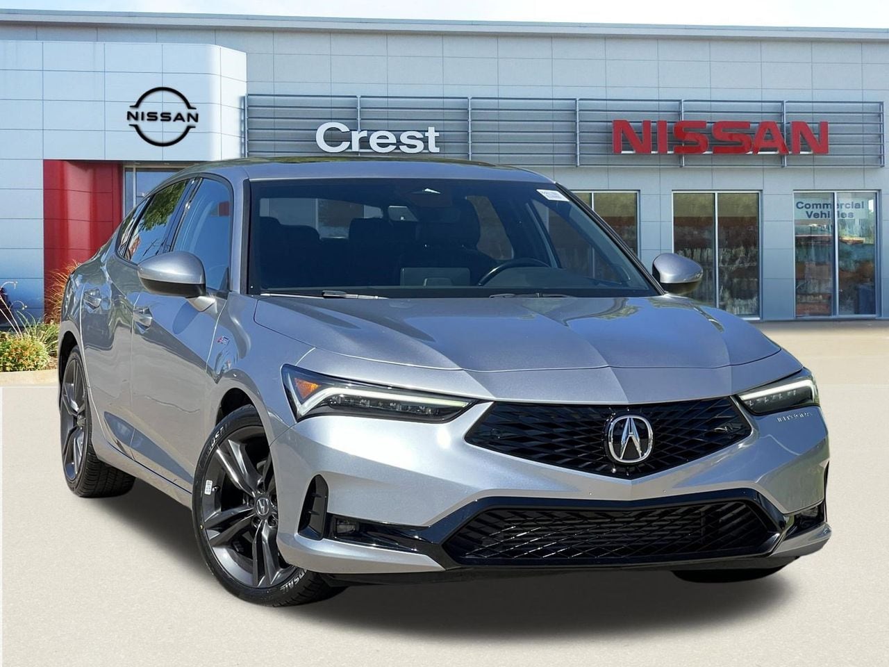 Lunar Silver 2023 Acura Integra FWD with A-SPEC Package Sedan Front-Wheel Drive Continuously Variable Transmission