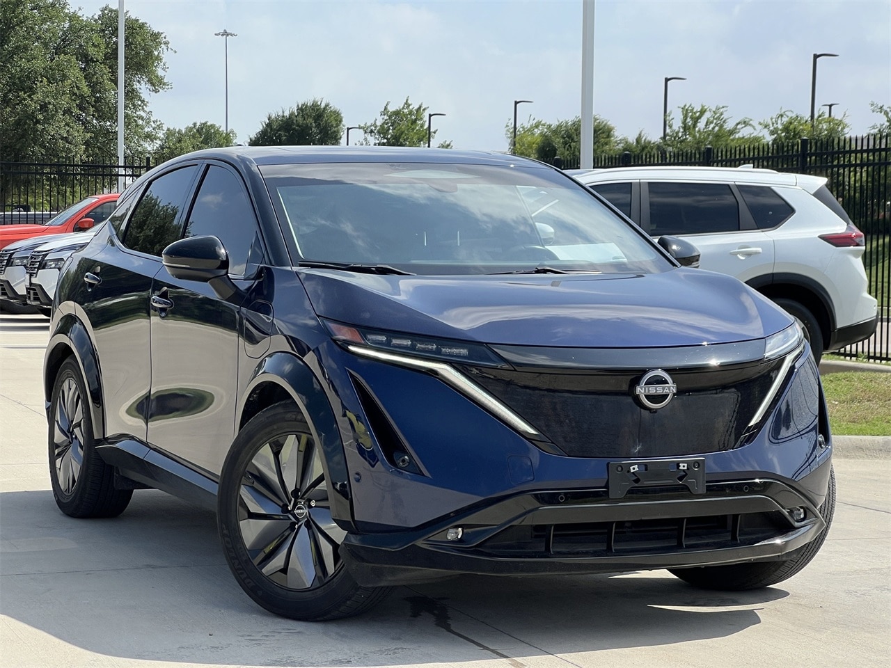 Certified 2023 Nissan Ariya Platinum+ with VIN JN1DF0CD4PM707543 for sale in Frisco, TX