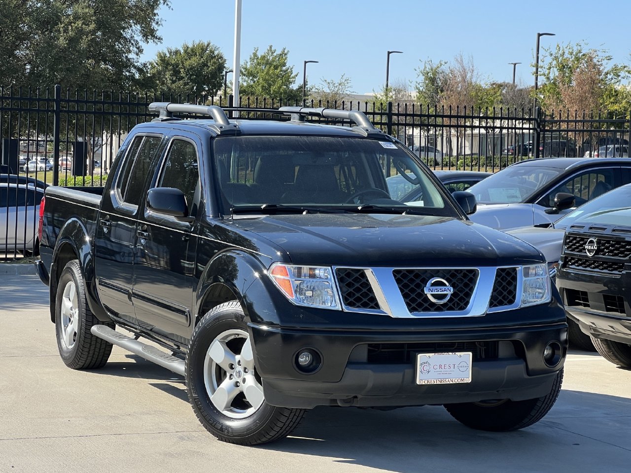 Super Black 2008 Nissan Frontier Pickup Truck 4X2 5-Speed Automatic Overdrive