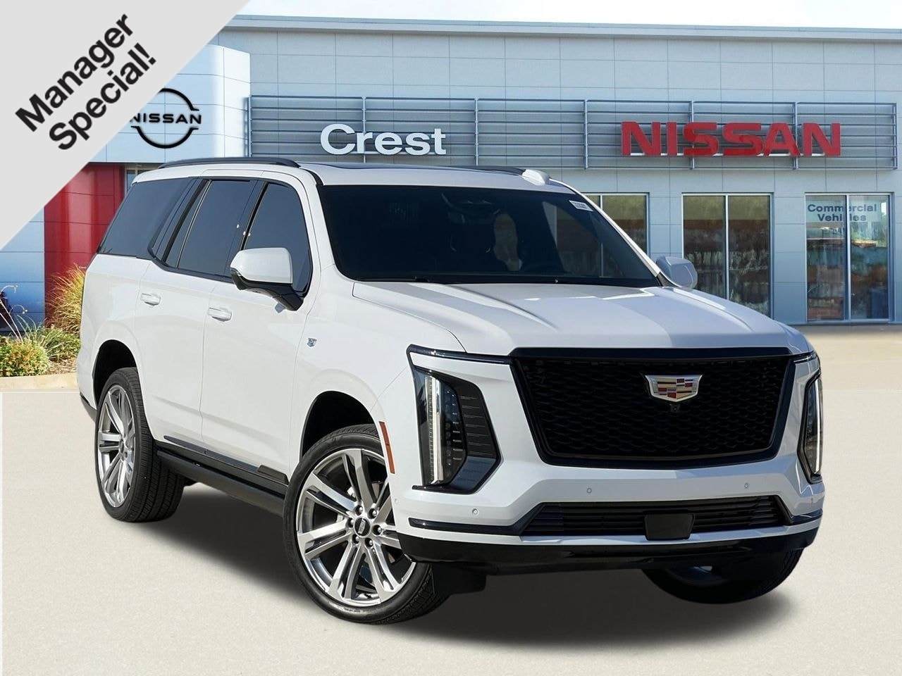 Vibrant White Tricoat 2026 Cadillac Escalade SUV / Crossover Four-Wheel Drive 