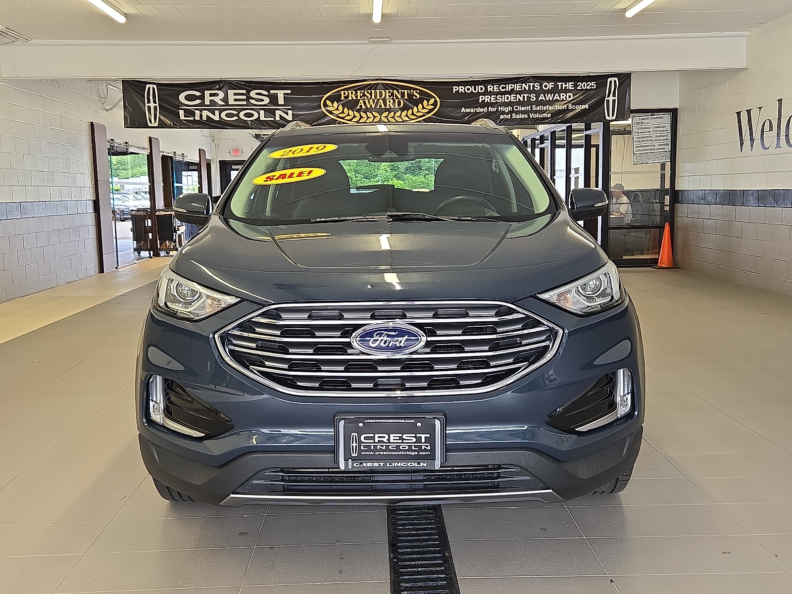 Used 2019 Ford Edge SEL with VIN 2FMPK4J99KBB19028 for sale in Woodbridge, CT