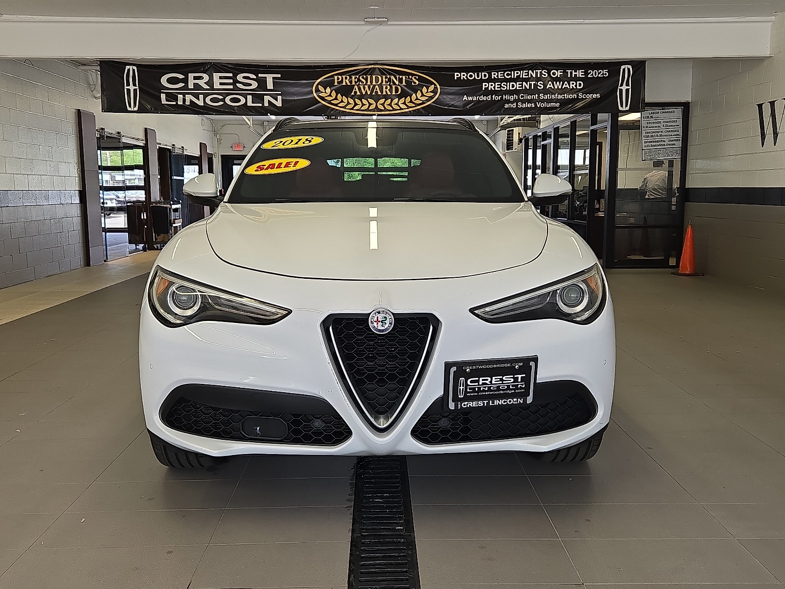 Used 2018 Alfa Romeo Stelvio Ti Sport with VIN ZASFAKNN8J7C26942 for sale in Woodbridge, CT