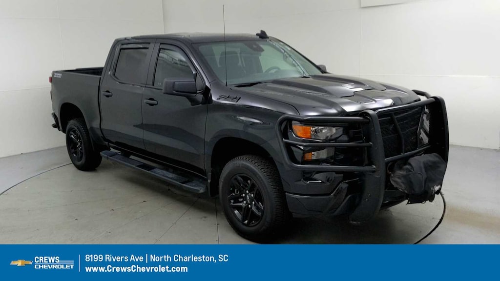 Used 2023 Chevrolet Silverado 1500 Custom Trail Boss Truck Crew Cab