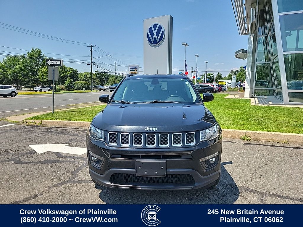 Used 2019 Jeep Compass Latitude with VIN 3C4NJDBB3KT672925 for sale in Plainville, CT