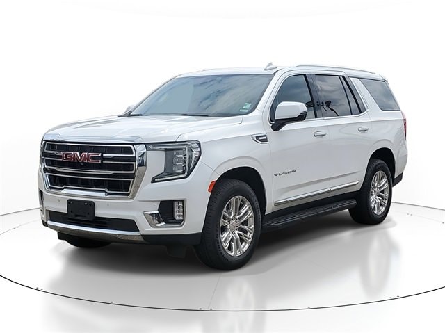 Used 2021 GMC Yukon SLT with VIN 1GKS2BKT0MR472954 for sale in Lansing, MI