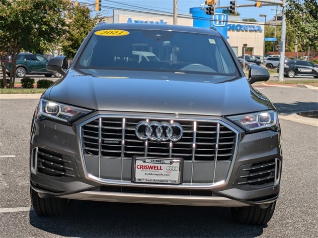 Used 2021 Audi Q7 Premium Plus with VIN WA1LJAF73MD028761 for sale in Annapolis, MD