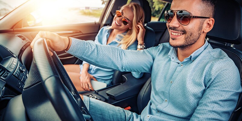 Man handing over car keys