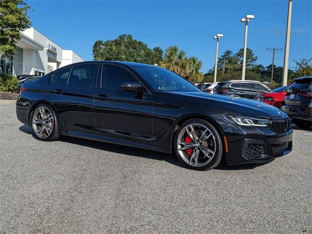 Used 2021 BMW 5 Series M550i with VIN WBA13BK01MCG08750 for sale in Savannah, GA