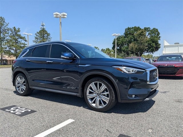 Used 2021 INFINITI QX50 Sensory with VIN 3PCAJ5CB9MF116770 for sale in Savannah, GA