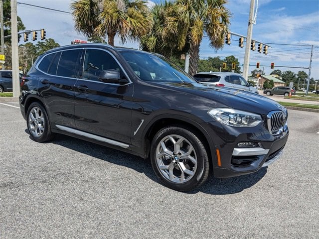 Used 2021 BMW X3 30i with VIN 5UXTY5C09M9F18772 for sale in Savannah, GA