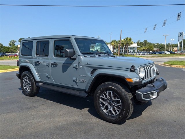 Used 2024 Jeep Wrangler 4-Door Sahara with VIN 1C4PJXEG6RW266207 for sale in Savannah, GA