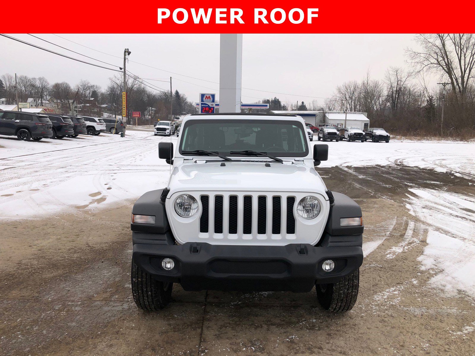 Used 2021 Jeep Wrangler Unlimited Sport S with VIN 1C4HJXDN7MW582390 for sale in Hudson, MI
