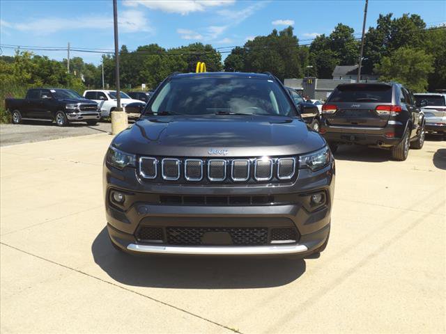 Used 2022 Jeep Compass Limited with VIN 3C4NJDCB4NT110647 for sale in Hudson, MI