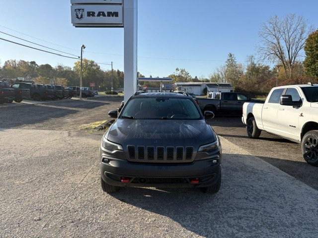 Used 2022 Jeep Cherokee Trailhawk with VIN 1C4PJMBX5ND506114 for sale in Hudson, MI