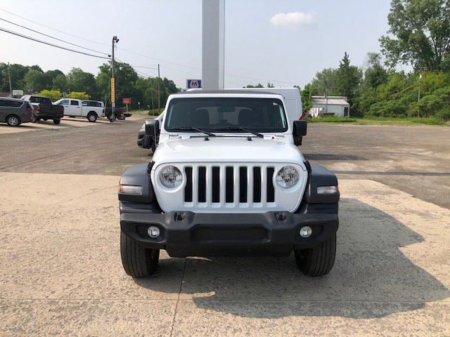 Used 2023 Jeep Wrangler 4-Door Sport S with VIN 1C4HJXDN4PW596087 for sale in Hudson, MI