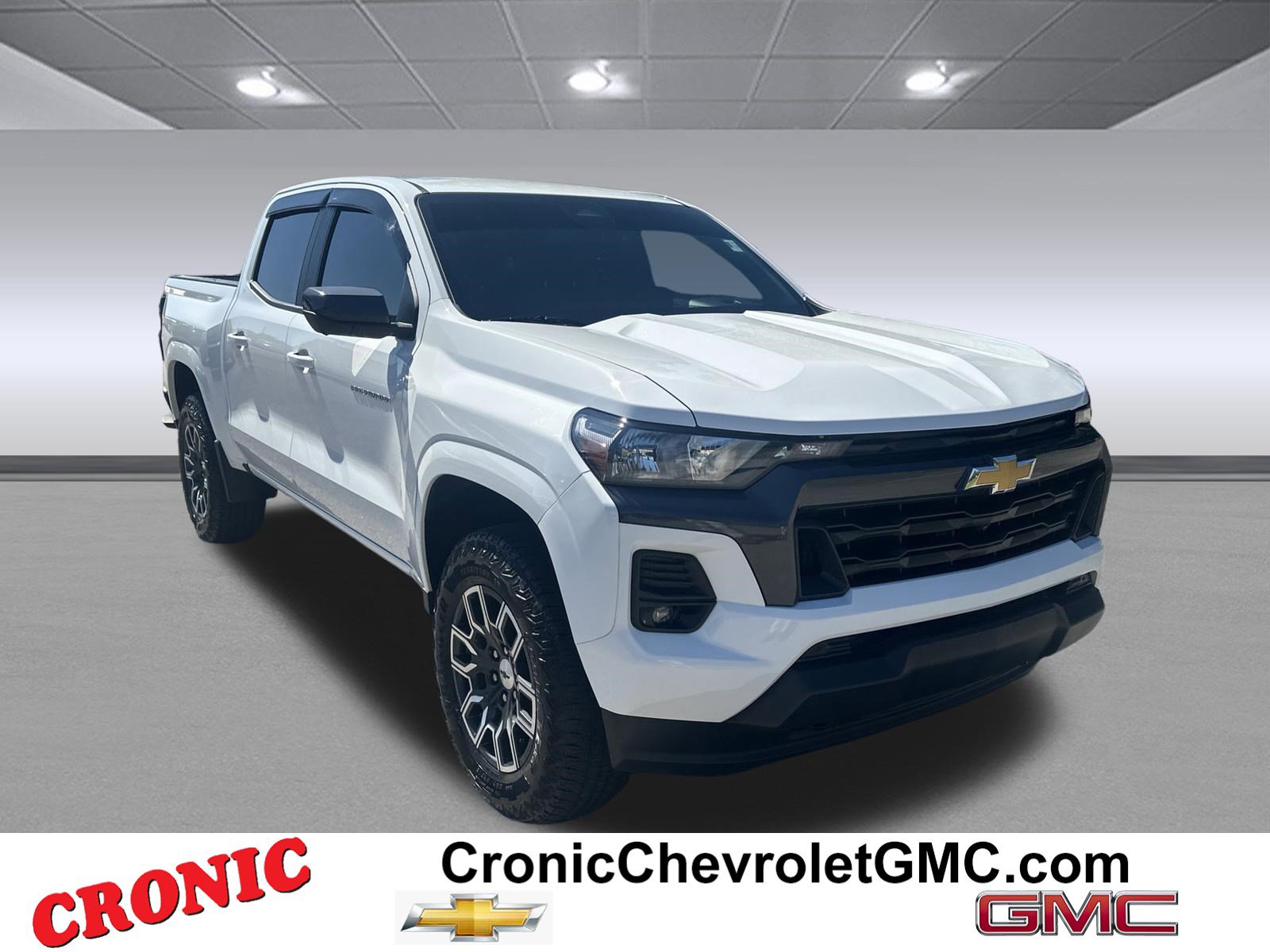 Summit White 2024 Chevrolet Colorado LT Crew Cab 4WD Pickup Truck Four-Wheel Drive Automatic
