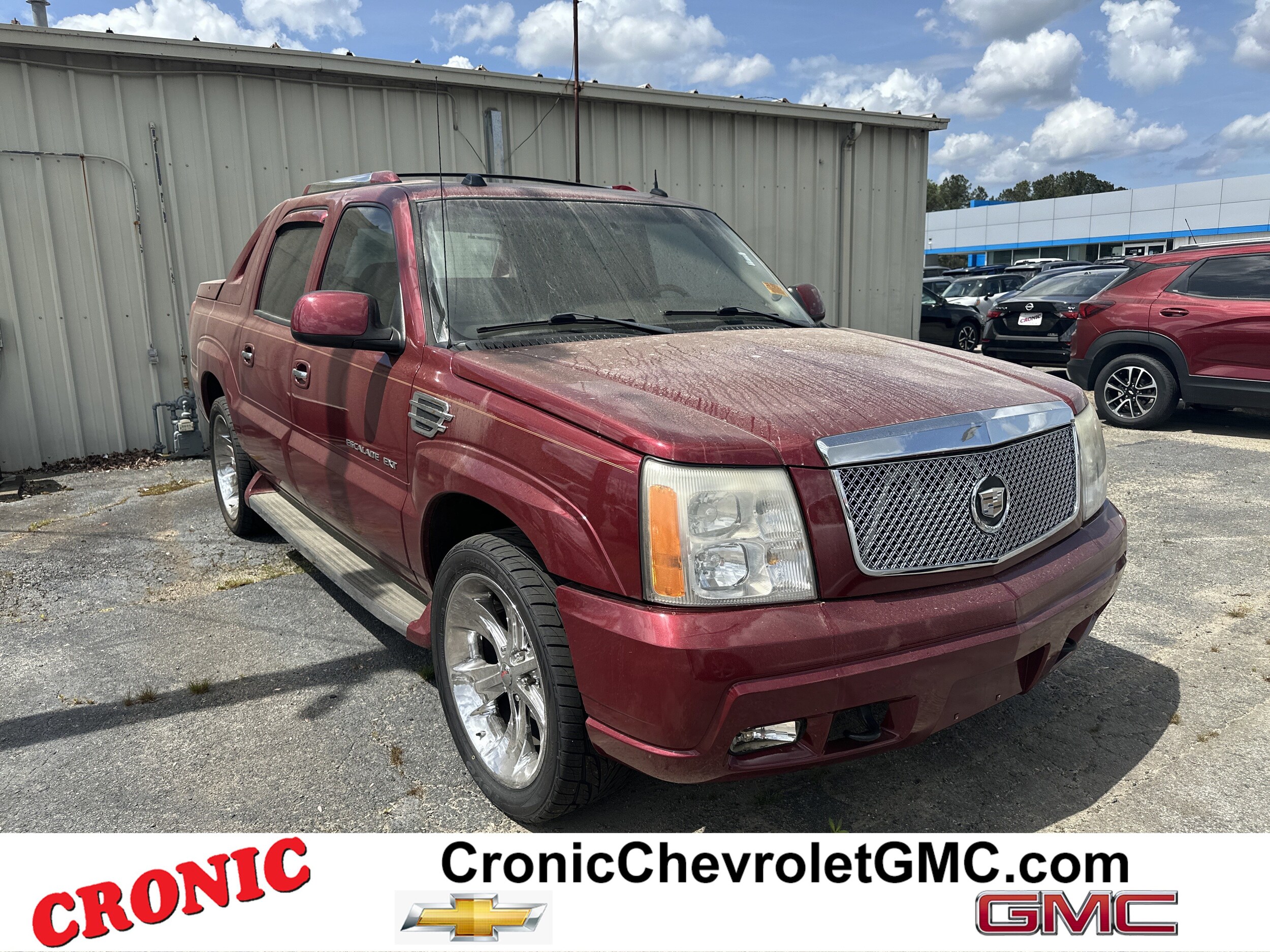 Red E 2005 Cadillac Escalade EXT 4WD Pickup Truck All-Wheel Drive Automatic