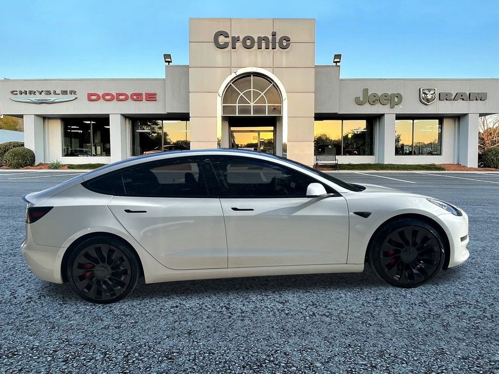 Used 2022 Tesla Model 3 Performance with VIN 5YJ3E1EC2NF228081 for sale in Griffin, GA