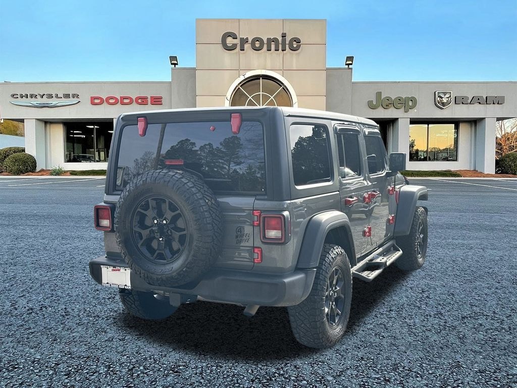 Used 2021 Jeep Wrangler Unlimited Willys Sport Sport Utility