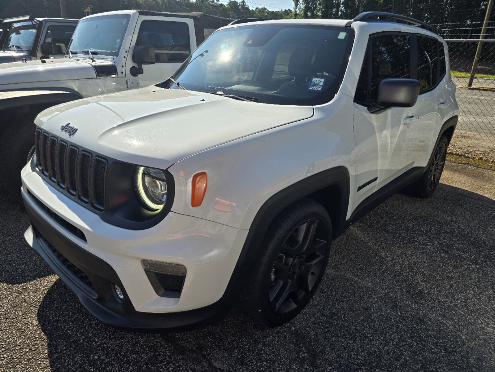 Used 2021 Jeep Renegade 80TH Edition with VIN ZACNJCB10MPN26796 for sale in Griffin, GA