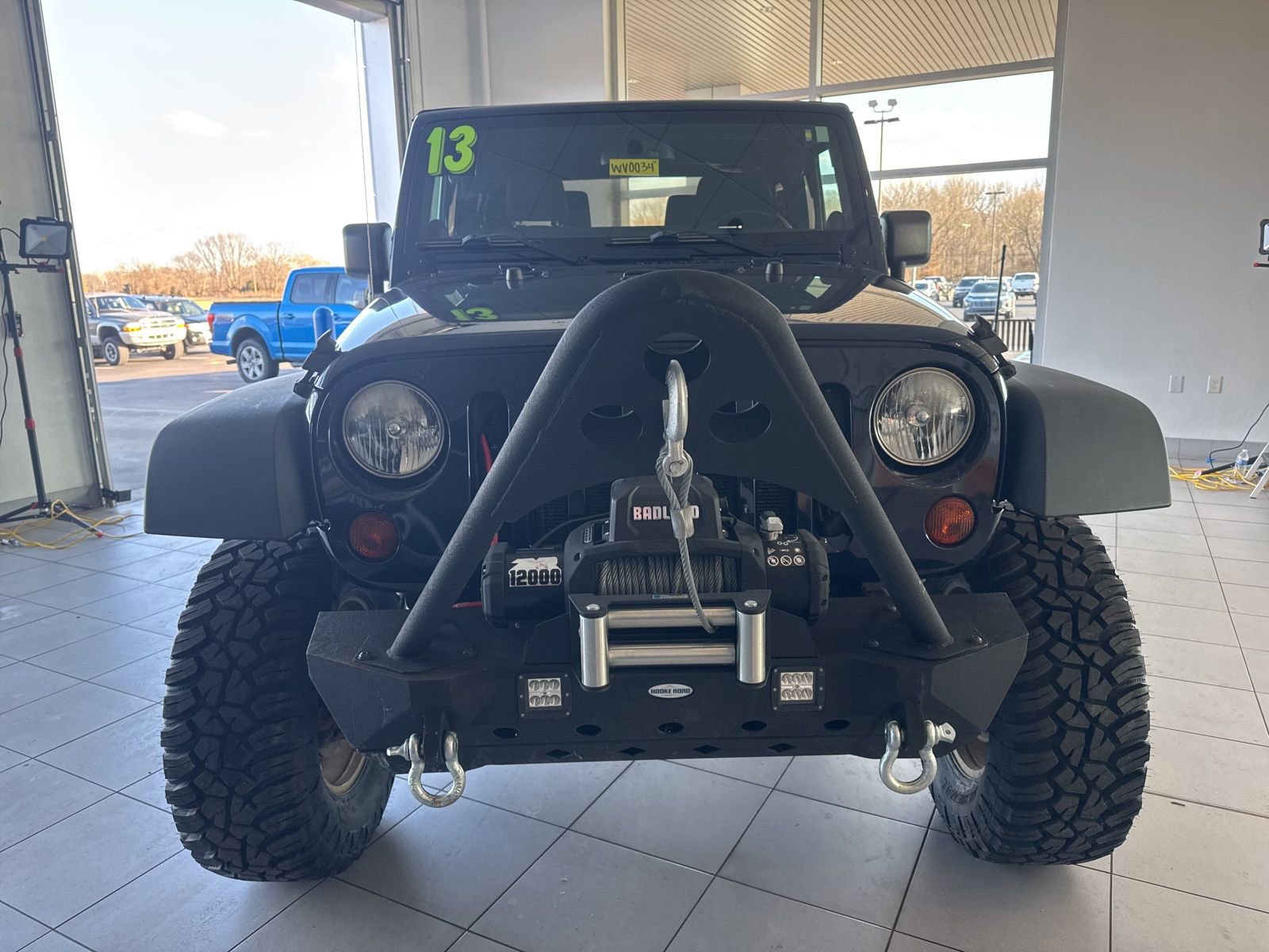 Used 2013 Jeep Wrangler Sport with VIN 1C4AJWAG6DL556768 for sale in West Harrison, IN