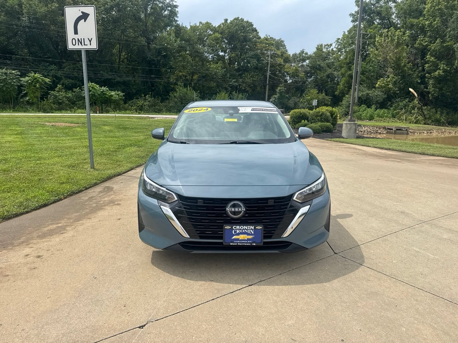 Used 2024 Nissan Sentra SV with VIN 3N1AB8CVXRY202564 for sale in West Harrison, IN