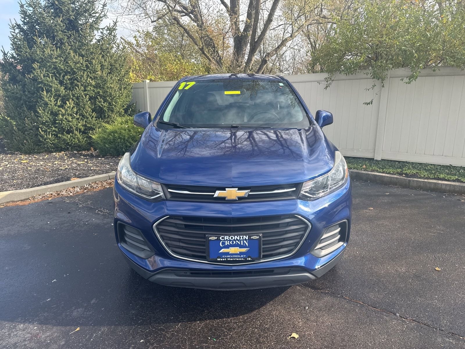 Used 2017 Chevrolet Trax LS with VIN 3GNCJNSB1HL185834 for sale in West Harrison, IN