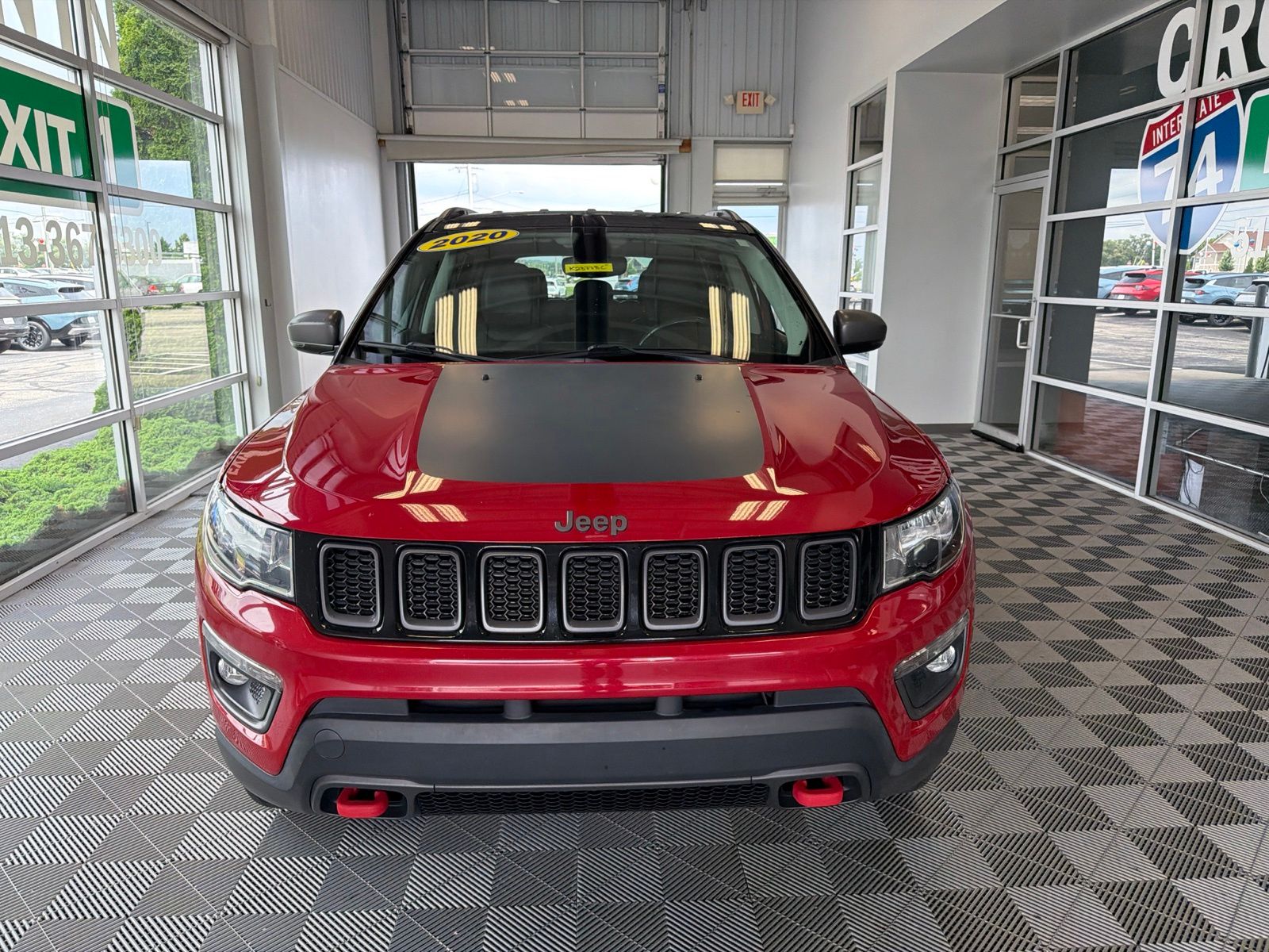 Used 2020 Jeep Compass Trailhawk with VIN 3C4NJDDB9LT126614 for sale in Harrison, OH