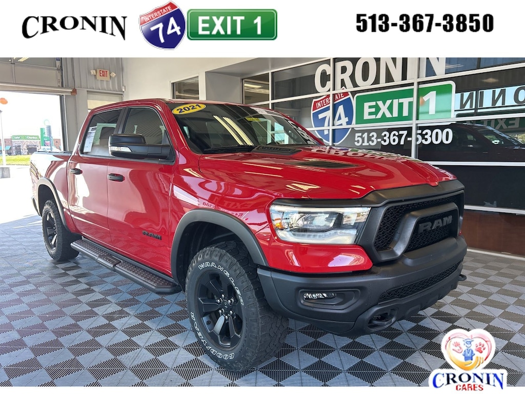 Certified 2021 Ram 1500 Rebel Crew Cab Short Bed Truck