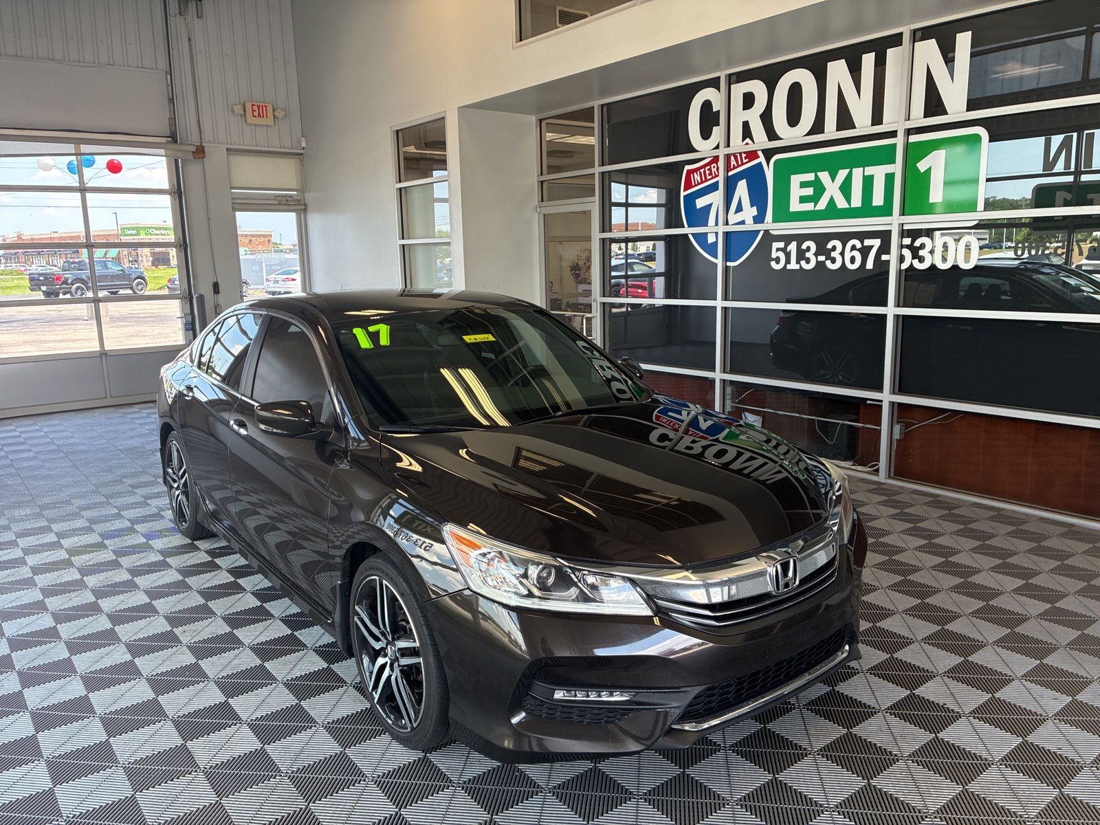 Used 2017 Honda Accord Sport with VIN 1HGCR2F51HA221356 for sale in Harrison, OH